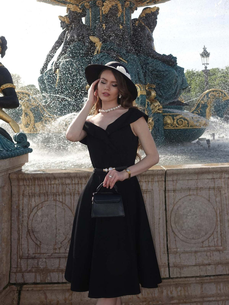 Robe Année 50 Magasin De Robe Vintage Robe Vintage Année 50 Évasée