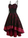 Robe Swing Vintage Mariée Année 50 En Dentelle À Lacets Soirée Cocktail