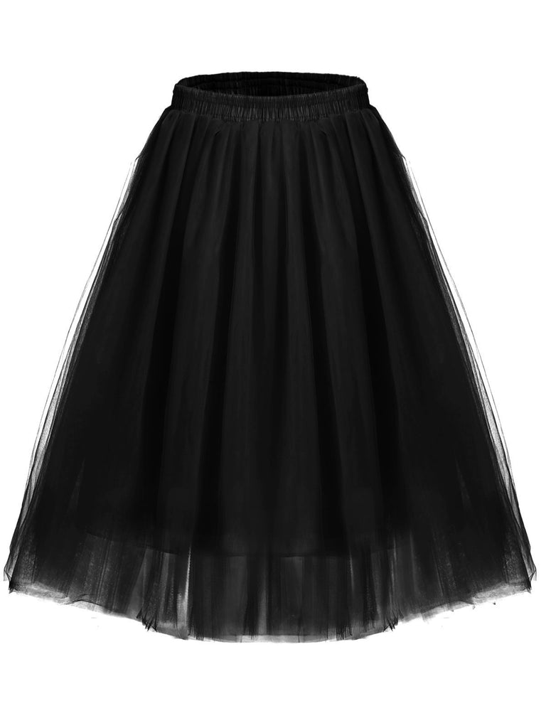 Jupon Années 50 Solid en Tulle