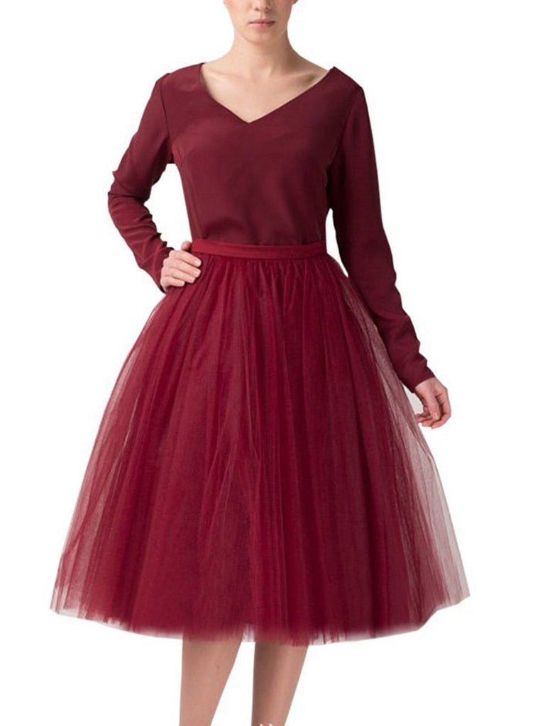 Jupon Années 50 Solid en Tulle 14