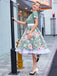 Robe Swing Année 50 Fleurie avec Ceinture