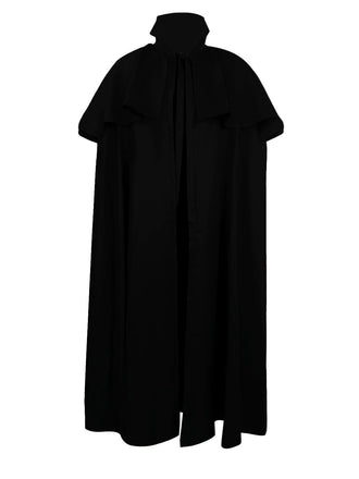 Cape de mort gothique médiévale solide des années 1930 pour Halloween