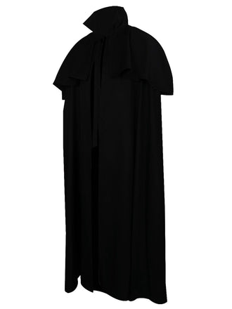 Cape de mort gothique médiévale solide des années 1930 pour Halloween