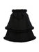 [Prévente] Cape à capuche style chat noire et fourrure synthétique des années 1960