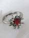 Accessoires Vintage Edelweiss Rhinestone Ring