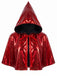 Cape Holographique à Capuche Métallique Court Années 1980 6