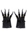Gants Sans Doigts Noir Effet Crocodile Griffes Déguisement Dragon