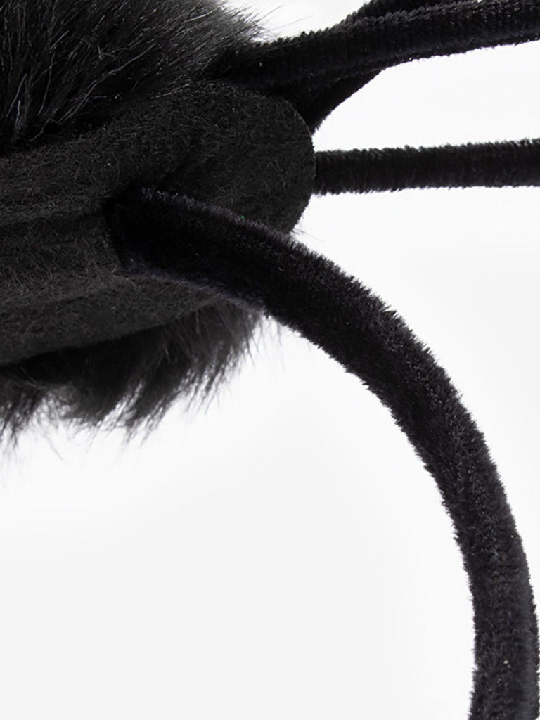 Serre-tête noir Halloween en forme d'araignée