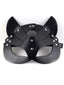 Masque de cosplay d'Halloween noir cornes