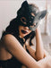 Masque noir à cornes pour bal masqué et déguisement d’Halloween - 4