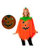 Ensemble cape orange phosphorescente à citrouille et bandeau d’Halloween années 1940