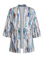 [Prévente] Kimono cardigan ouvert à imprimé géométrique années 1970