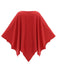 Cape poncho gothique d’Halloween à toile d’araignée années 1970