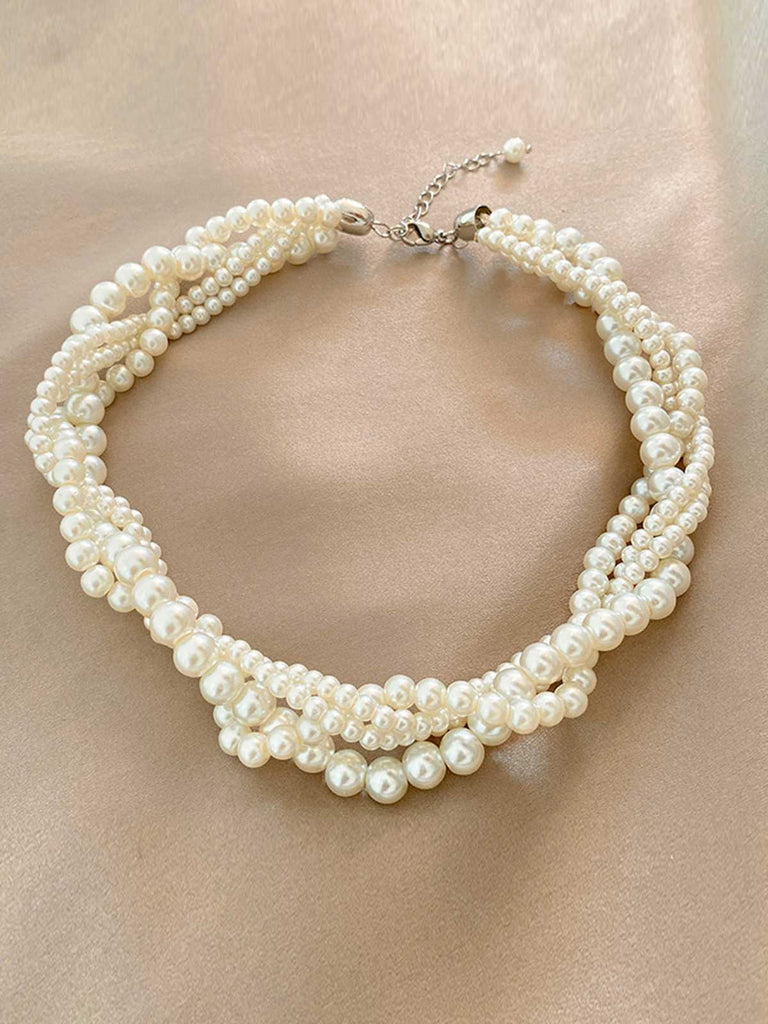 Collier En Perles D'Opale Réelle En Pierre Précieuse D'Opale Np-4356 Collier En Perles D'Opale Réelle En Pierre Précieuse D'Opale Np-4356