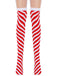 Chaussettes de Noël à rayures rouges et blanches