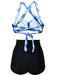Femmes Maillot de Bain Bikini Retro Taille Haute 4