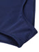 Maillot de bain à volants rayé bleu foncé des années 40