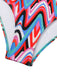 Maillot de bain col V profond chevrons psychédéliques années 1970