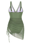 [Prévente] Maillot de bain une pièce transparent à cordon de serrage des années 1950