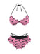 [Prévente] Ensemble Bikini Gothique Ailes de Chauve-Souris Dégradé Rose et Bleu années 80 8