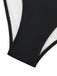 Maillot de Bain Manches Longues Ajouré Uni Noir années 50 6