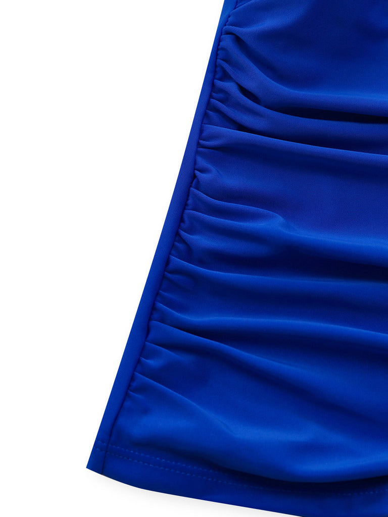 Ensemble Tankini Short Dos Nu années 40 10