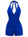 Ensemble Tankini Short Dos Nu années 40 7