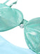 [Prévente] Maillot de Bain à Jupe Ajouré Cœur Bleu Clair années 40 5