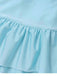 [Prévente] Maillot de Bain à Jupe Ajouré Cœur Bleu Clair années 40 7