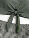 Ensemble Tankini Vert Olive Taille Haute Années 1940