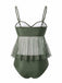 Maillot de Bain en Filet High Waist Nœud Tie Années 1950 10