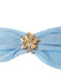 [Prévente] 2PCS Haut bleu clair dos nu et jupe années 80