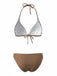 Ensemble 3 Pièces Bikini & Cache-Maillot Style Boho Années 80