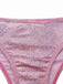 Bikini Sequin Métallisé et Cache-Maillot Rose Années 60