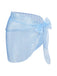 2PCS Maillot de bain à carreaux bleus des années 50