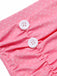 Maillot de Bain licou croisé à fleurs bleu des années 1940
