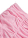Maillot de Bain uni rose à bretelles et volants des années 1950