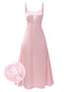 [Prévente] Chemise de nuit rose clair en dentelle en satin années 1940