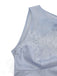 [Prévente] Nuisette bleu clair dos découpé patchwork de dentelle années 1930