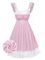 [Prévente] Chemise de nuit en tulle rose pâle années 50