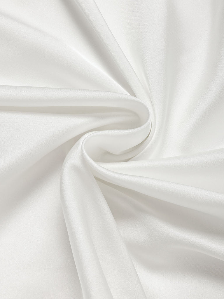 [Prévente] Nuisette Blanc Dentelle Corset Satin Années 1930 5
