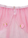 Ensemble 4 Pièces Lingerie Body Tutu Ballet Pailleté Rose Années 60