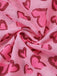 Nuisette Léopard Dentelle Cœur Imprimé Bordure Babydoll Lingerie Rose Pêche Années 1950 6