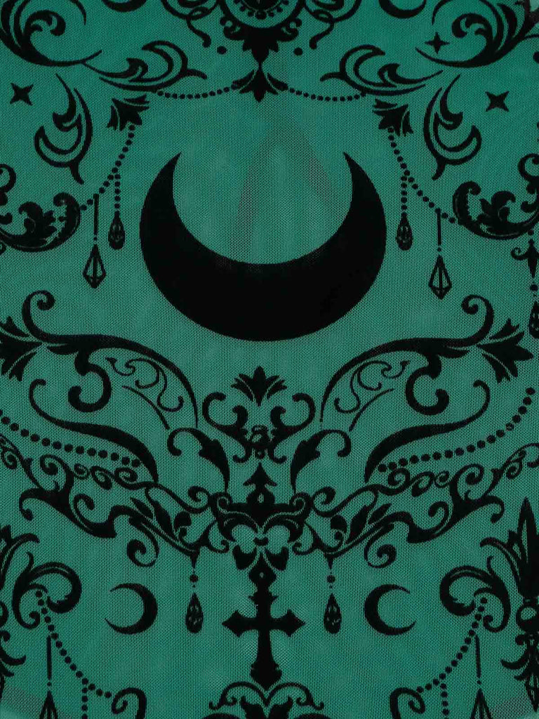 Set Lingerie Céleste Whimsigoth à Épaules Dénudées Années 1980