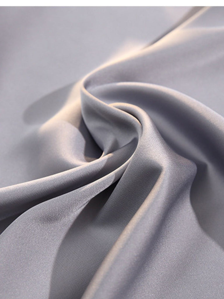 Sleepwear Satin Dentelle Trim Slip Nightgown Années 1930