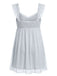 Chemise de Nuit Babydoll Mesh à Volants Nœud Années 1950 3