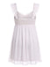 Chemise de Nuit Babydoll Mesh à Volants Nœud Années 1950 10