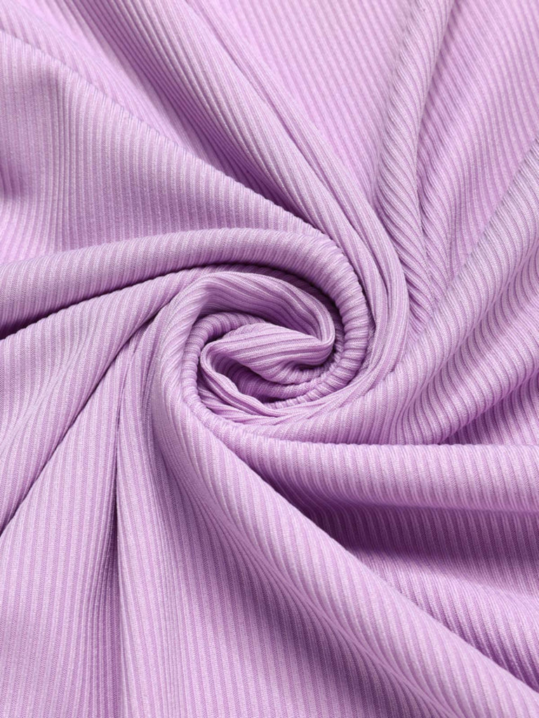 [Prévente] Nuisette en dentelle violette col en V des années 1930