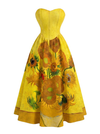 Robe Évasée à Pois Col Claudine avec Ceinture années '50 2