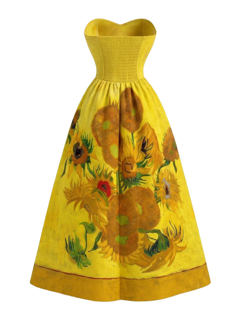 Robe Évasée à Pois Col Claudine avec Ceinture années '50 3